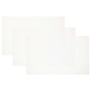 May include: Three white rectangular sheets of paper stacked on top of each other.