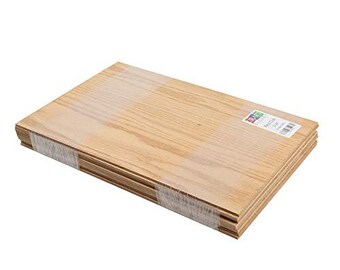 Red Oak Wood, Glowforge Ready, 1/4th inch, 12”x19” Premium Grade A1, Single Sided, MDF Core, unfinished