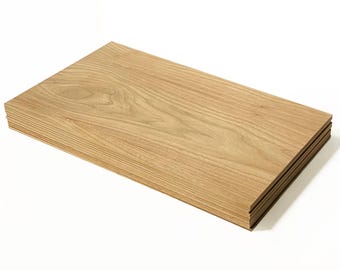 Walnut Wood, Glowforge Ready, 10 pack, 1/4th inch, 12”x19” Premium Grade A1, Single Sided, MDF Core, unfinished