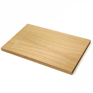 Alder Wood, Glowforge Ready, 6 Pack, 1/4th inch, 12”x19” Premium Grade A1, Two Side, MDF Core, unfinished