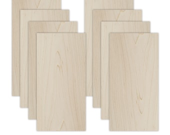 Maple 1/8 Inch Solid Hardwood - 8 Sheets | Glowforge Ready, 6x19 Inch, 1/8 Inch, Finished