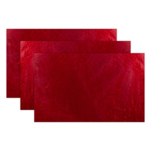 Crimson Obsessed ColorWave | Diode & CO2 Laser Glowforge Ready, 3-Pack, 1/8th&quot;, 12&quot;x19&quot;, 2-sided, Special Pattern Cast Acrylic