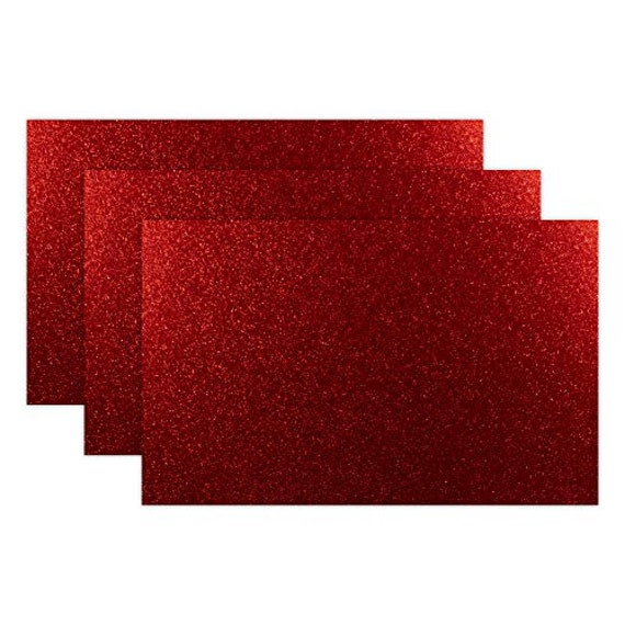 Glitter Red Cast Acrylic