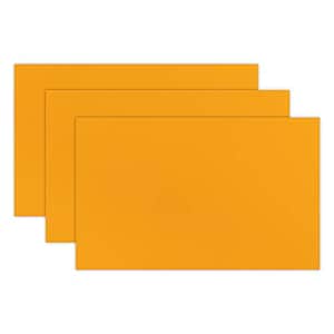 Acrílico brillante amarillo albaricoque, listo para brillar con láser CO2, paquete de 3, 1/8", 12"x19", acrílico fundido opaco sólido, marca Craft Closet