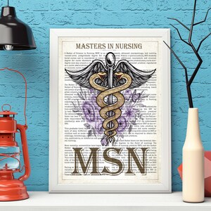 Cyfrowy prezent na ukończenie studiów MSN Pomysł na prezent dla absolwenta pielęgniarki MSN z kwiatami Drukuj prezent dla magistra pielęgniarstwa Ukończenie studiów magisterskich z pielęgniarstwa