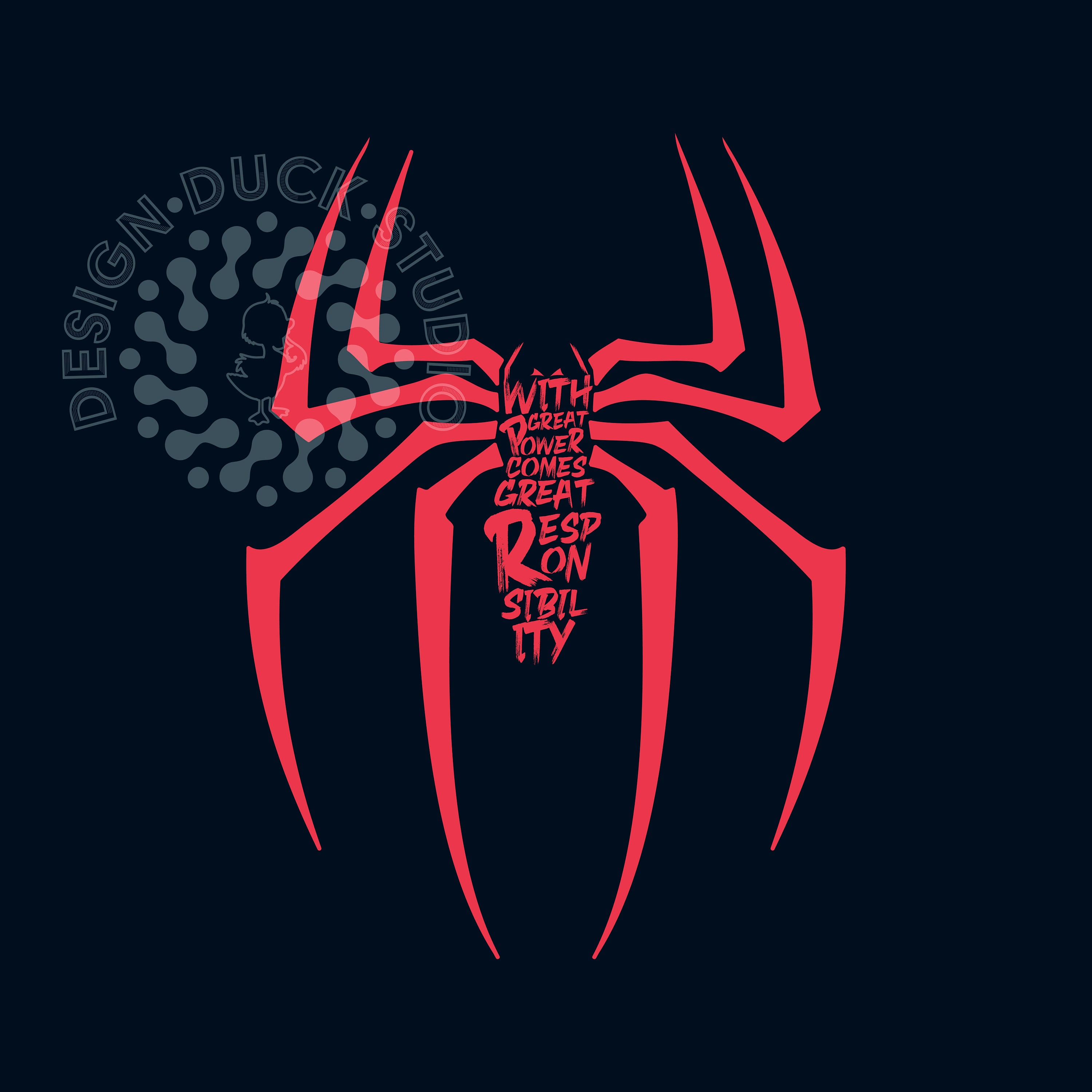 大いなる力には大いなる責任が伴う、スパイダーマン svg