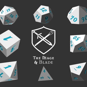 TradeWinds Dice Set  |  3D Model  |  STL Format