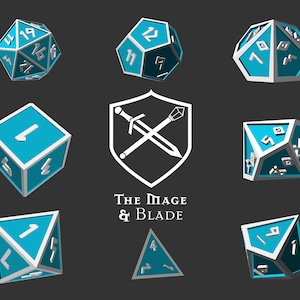 Caesar Dice Set - Inverse  | 3D Model  |  STL Format