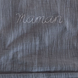 Adult apron slate blue image 7