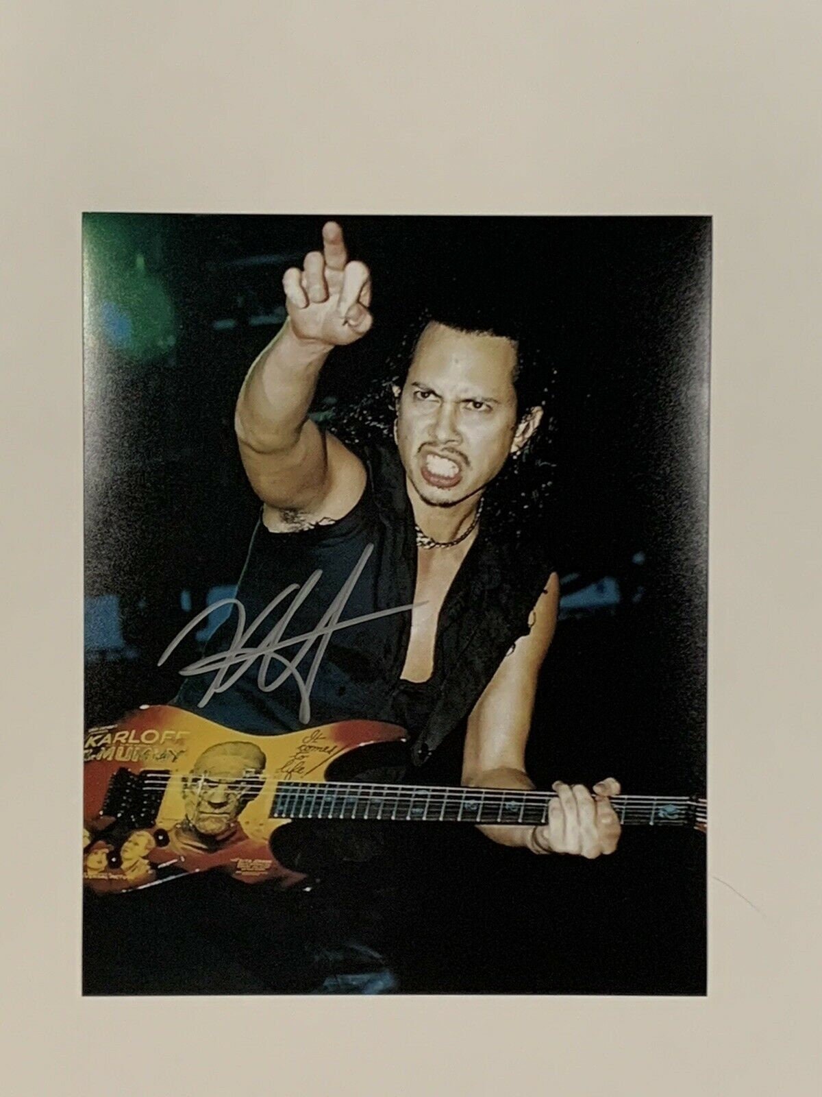 Kirk Hammett Signed 8x10 Photo W/COA - Etsy