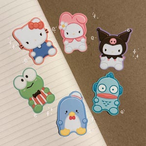 Cute Character Stickers | Waterproof & Durable | Glossy