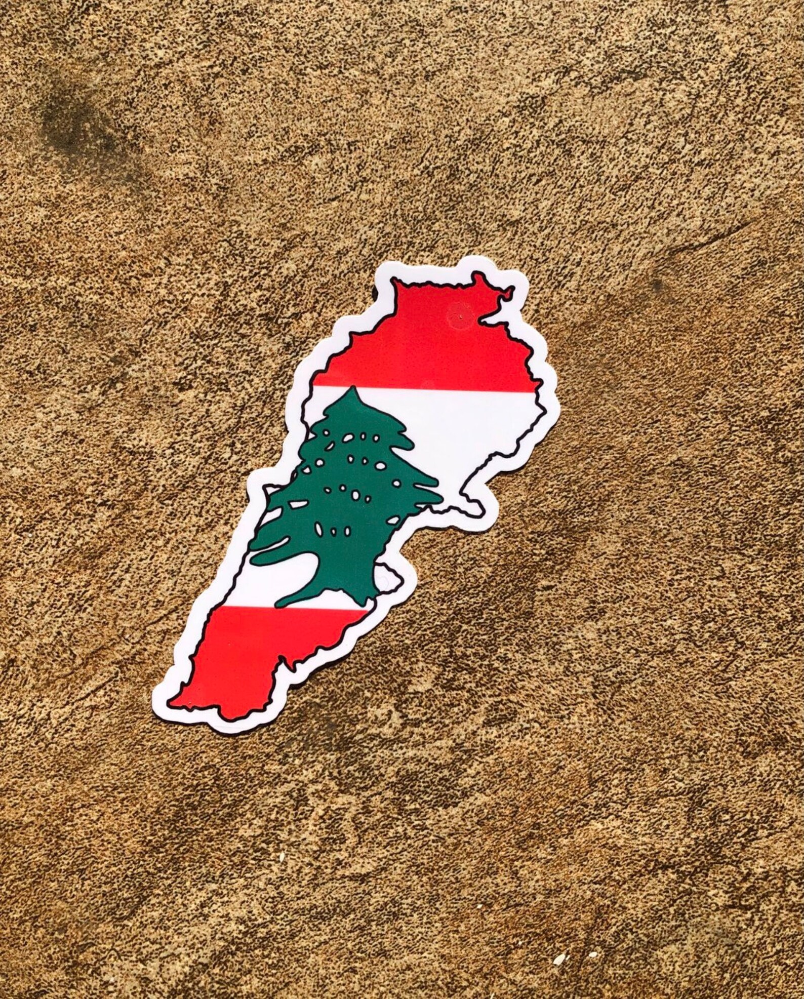 Lebanon Flag Sticker Etsy