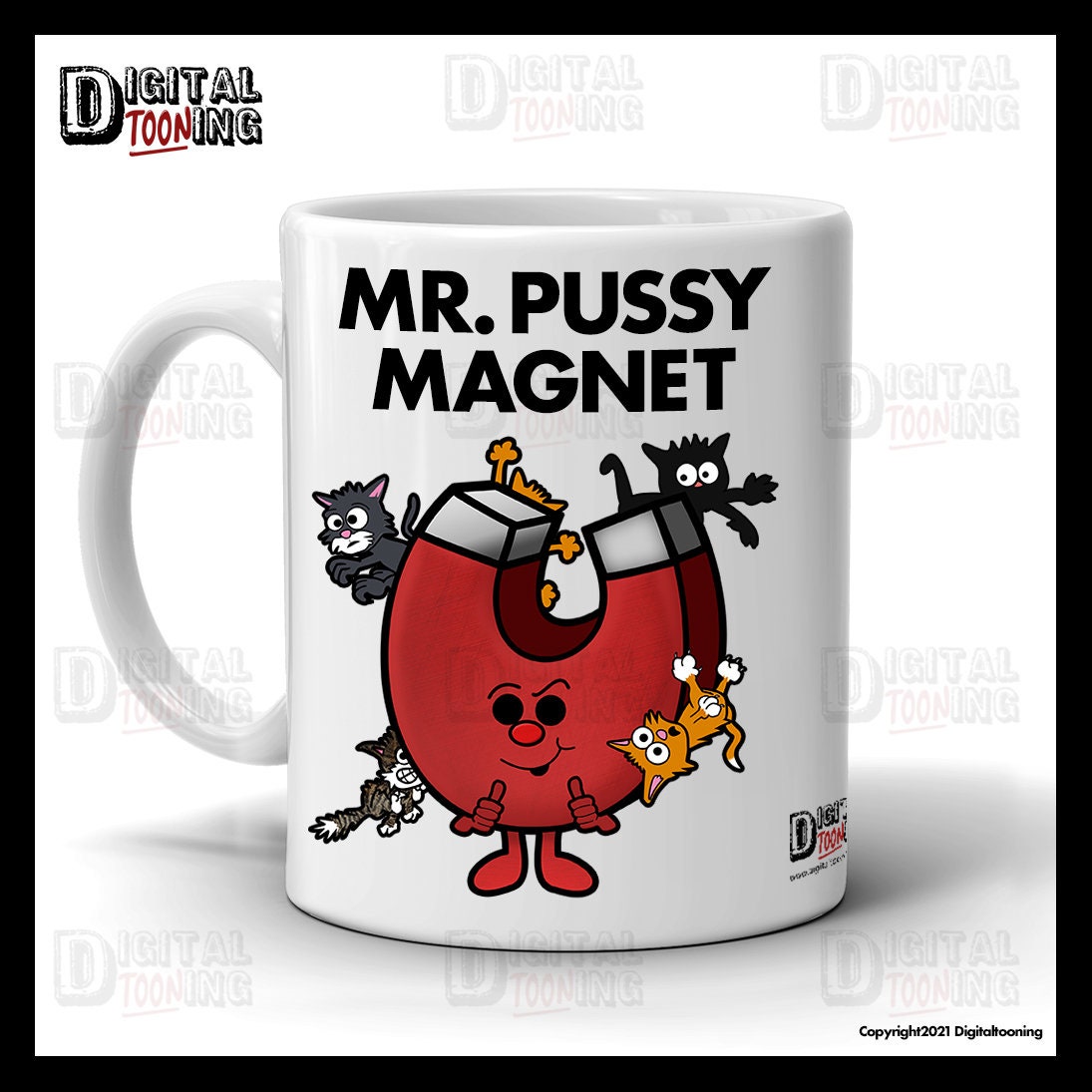 Mr Pussy Magnet Mug - Etsy