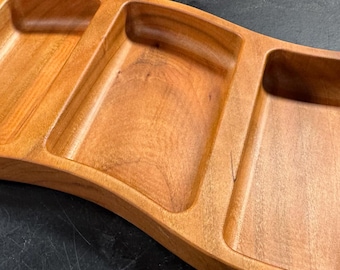 Hardwood Organizer Tray | Walnut Cherry Maple | Desk Catch All | Handmade Wood Gift | USA Made