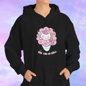 Pastel Goth Hoodie Pastel Sweatshirt Pastel Goth Clothing Gothic Hoodie Pastel Hoodie Gothic Sweater Pastel Goth Shirt Goth Clothes