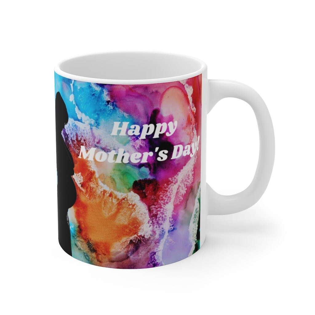 Mother's Day Mug. Creative Moms. Colorful Mug. Gift for Etsy