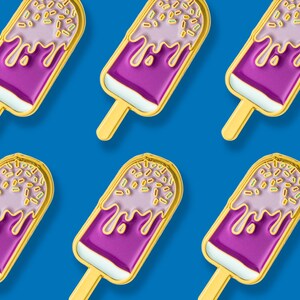 Melted Sprinkle Dream Pop Enamel Pin