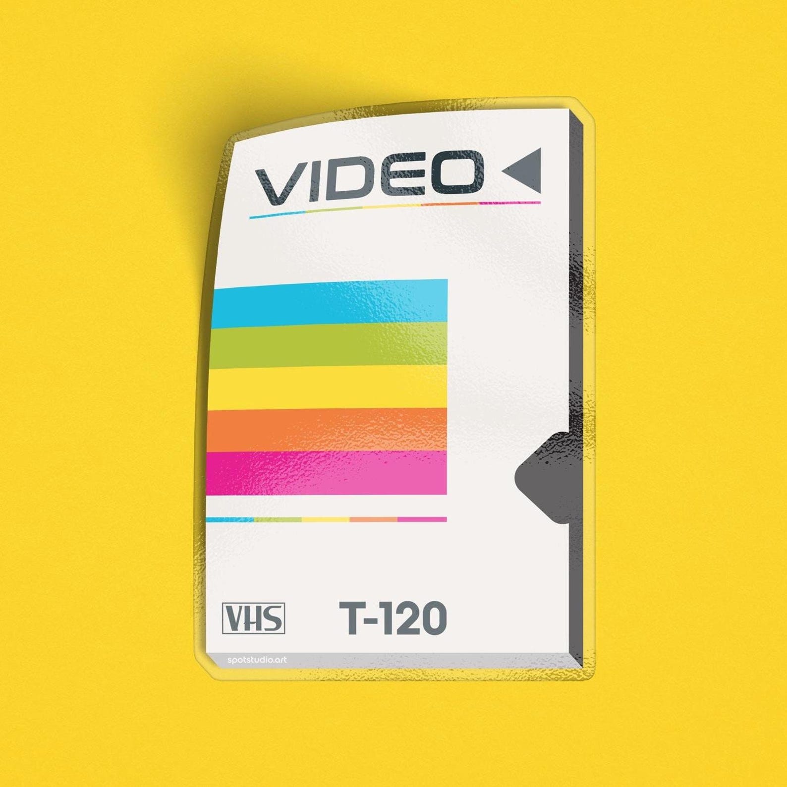 Vhs Tracking Sticker Retro VHS Tape Vinyl Sticker Set (pack of 3) - Etsy