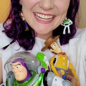 Woody&Buzz (Toy Story) earrings!