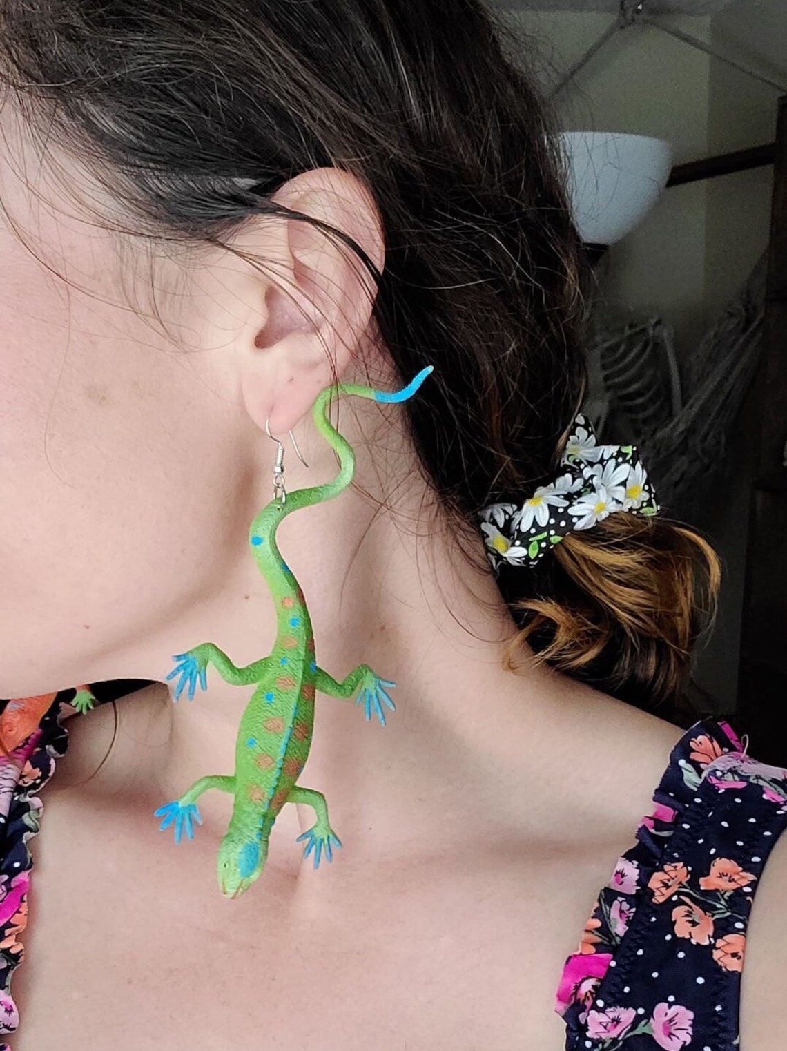 Lizard earrings Etsy