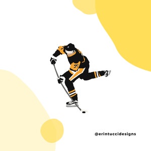 Evgeni Malkin Sticker, Pittsburgh Penguins, Pittsburgh Penguins Sticker, Pittsburgh Sticker, Penguins Hockey, NHL