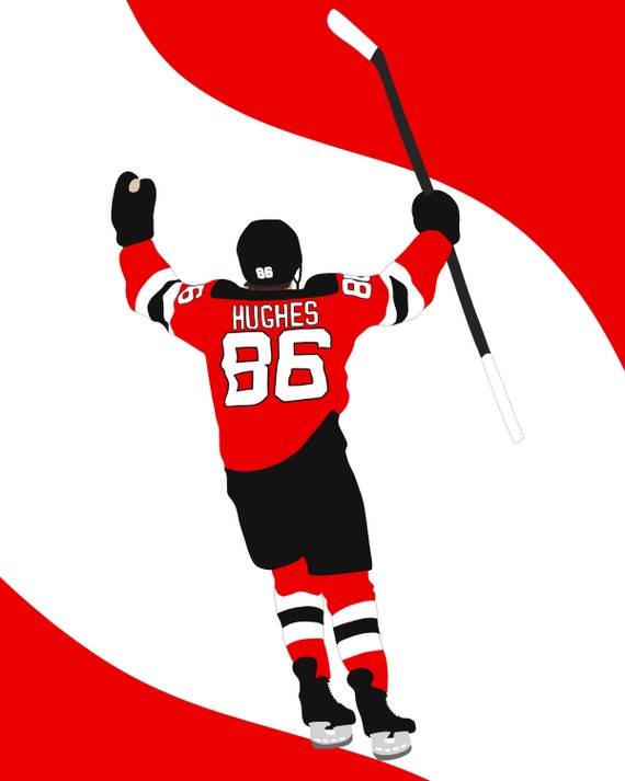 New Jersey Devils: Jack Hughes 2021 Poster - Officially Licensed