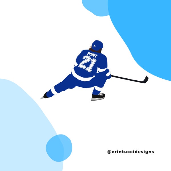 Brayden Point Sticker, Tampa Bay Lightning, Tampa Bay Lightning stickers, Tampa Bay Stickers, Lightning Stickers, NHL