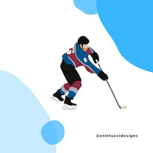 Cale Makar Sticker, Colorado Avalanche, Colorado Avalanche stickers, Avalanche Stickers, Colorado Stickers, NHL