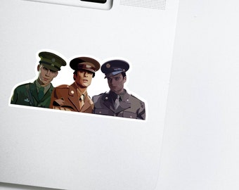 1940s Men WEATHERPROOF Sticker | Bucky | Tom | Damon Sticker