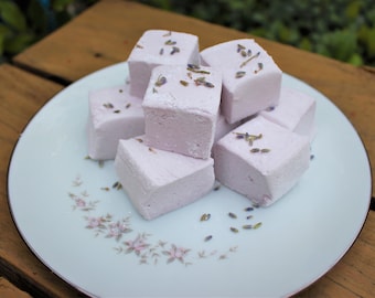 Lavender Honey Marshmallows - - Sweet Treats - Gourmet Gift - Hostess Gift - Handcrafted Candy - Party Favor - Gift for Her
