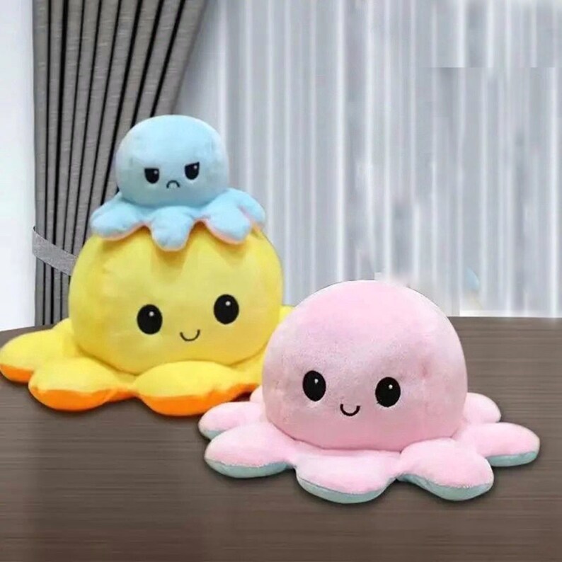 angry octopus plush