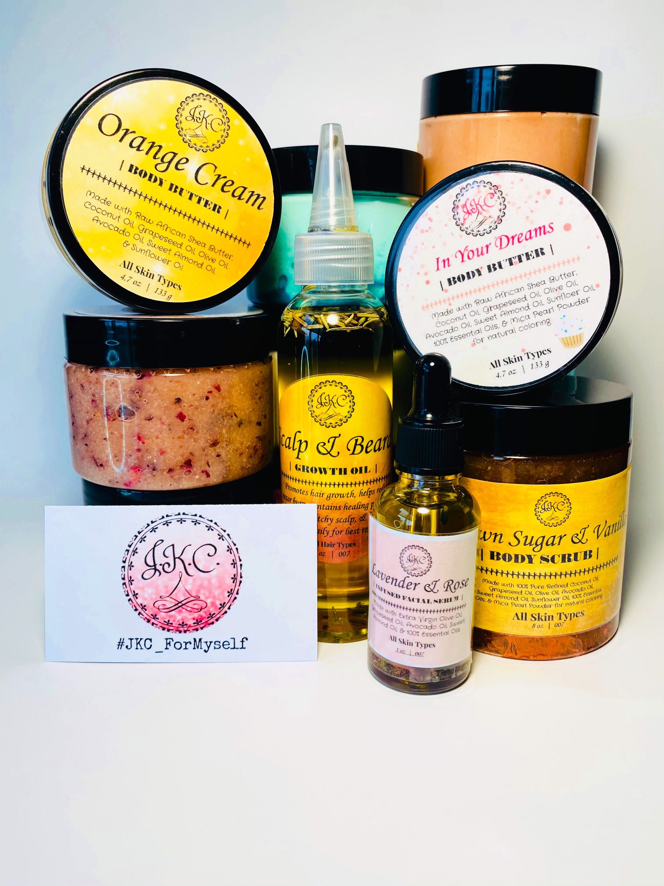 Body Butter & Body Scrub Combo Healing Properties Reduce Scarring All