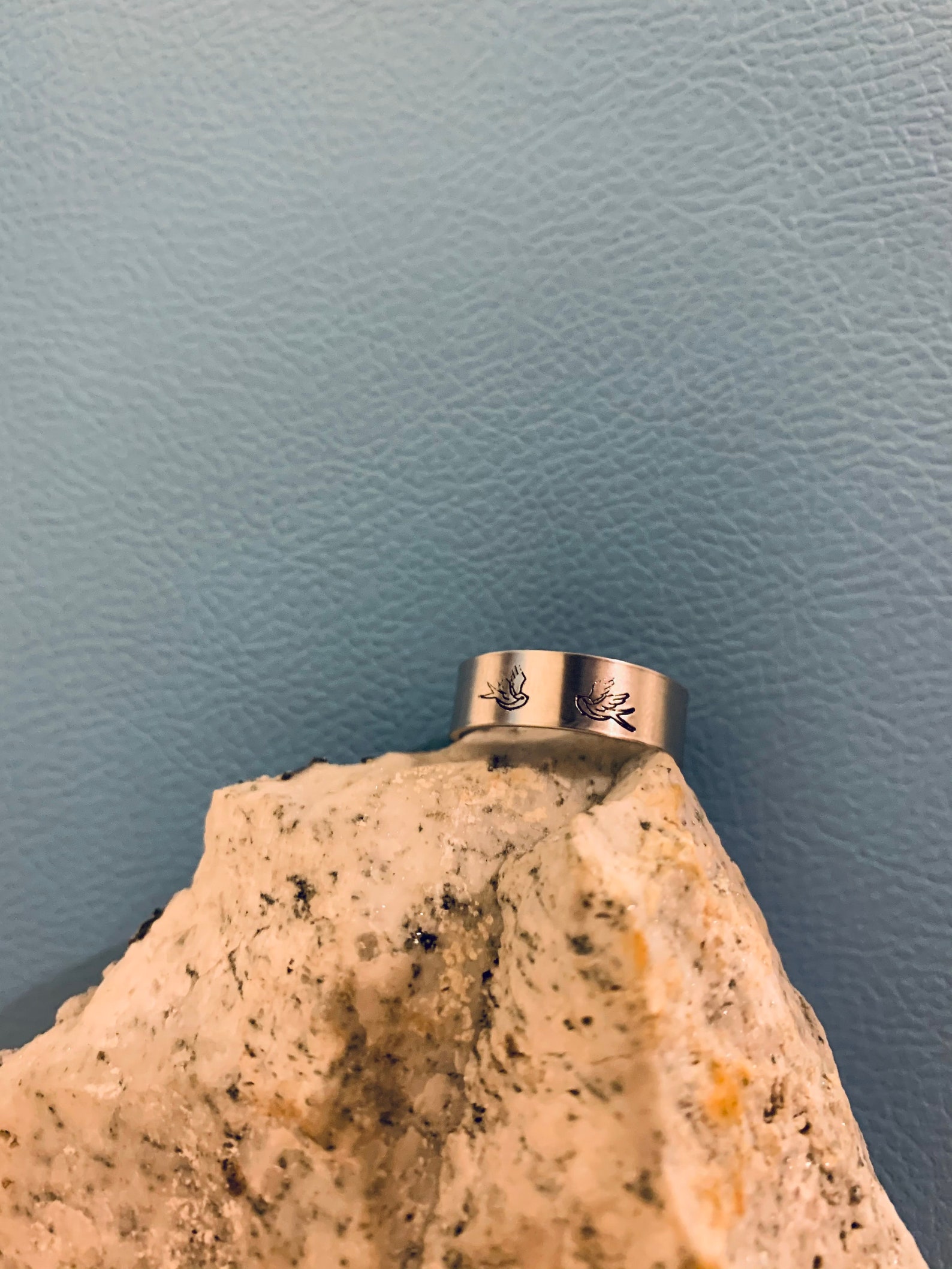 Harry Styles Sparrow Tattoo Aluminum Ring Etsy