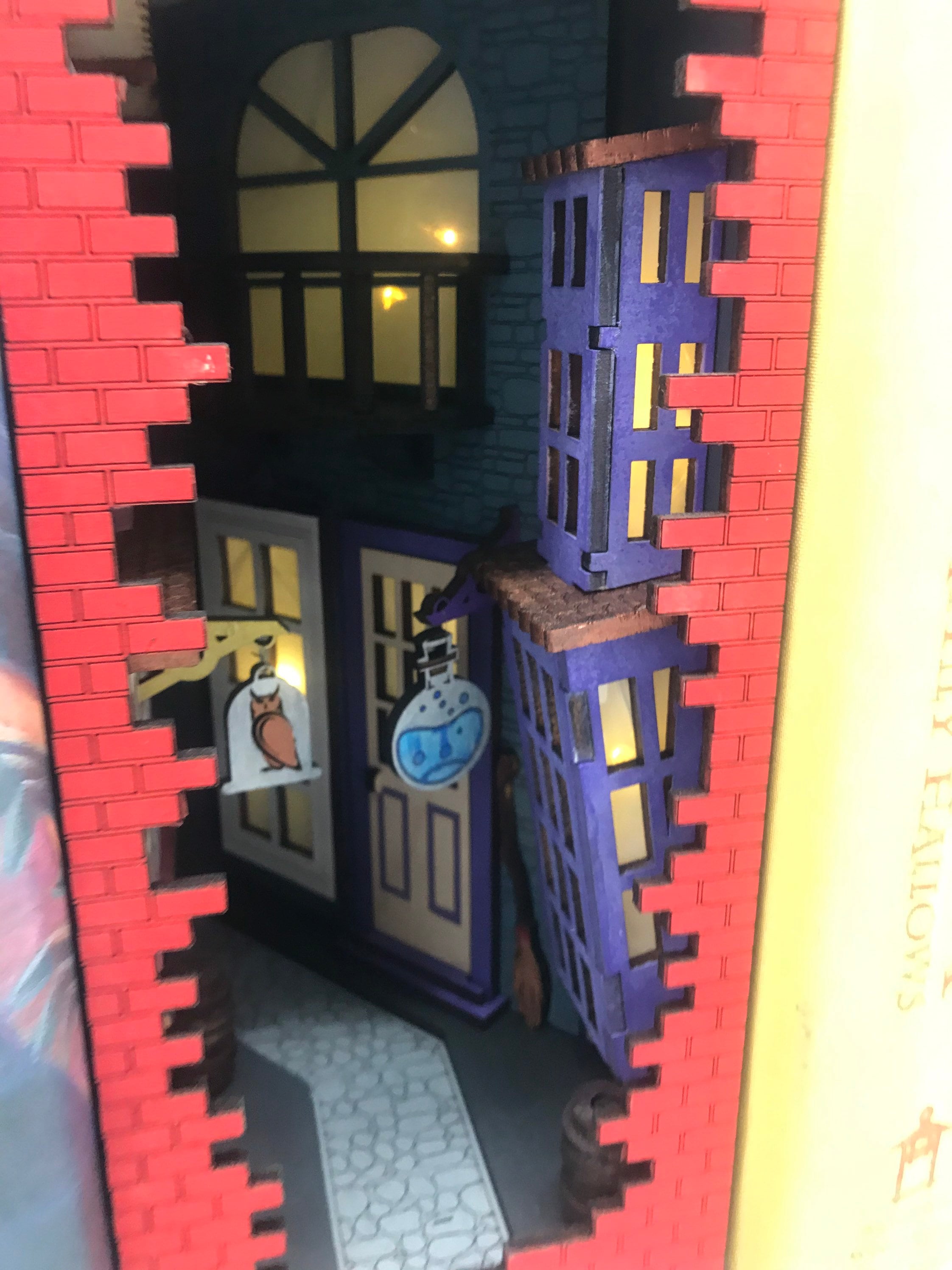 Book Nook Magical Book Nook Booknook Book Nook Kit Etsy