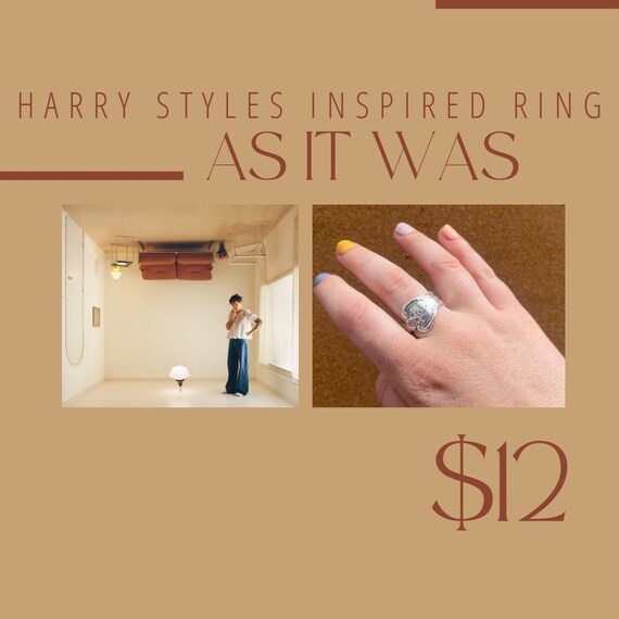 Harry Styles Inspired Spoon Ring Harrys House Spoon Ring Etsy