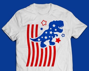 Download 4th Of July Dinosaur Svg Etsy