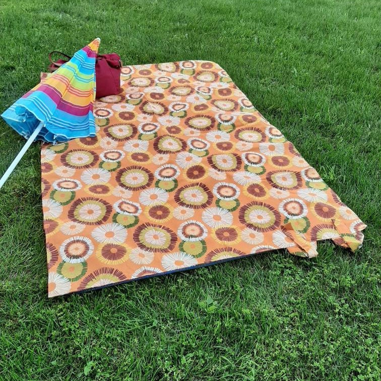 Large Picnic Blanket 50 X 80 Outdoor Portable Foldable Etsy Singapore