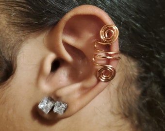 Swirl It Up Ear Cuff Ear Jewelry Ear Clip on