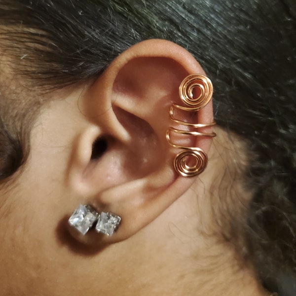Swirl It Up Ear Cuff Ear Jewelry Ear Clip on