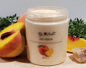 Just Peachy Whipped Body Butter: Vegan Cruelty-Free Moisturizer