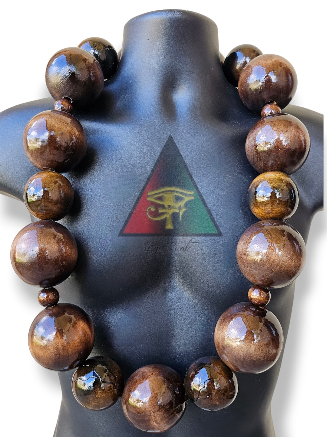 The Ancient One Wooden Necklace - Etsy