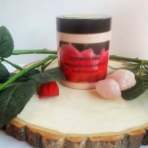 Whipped Blooming Rose Scented Body Butter With Shimmer Rose Scented Body Butter Homemade Body Butter
