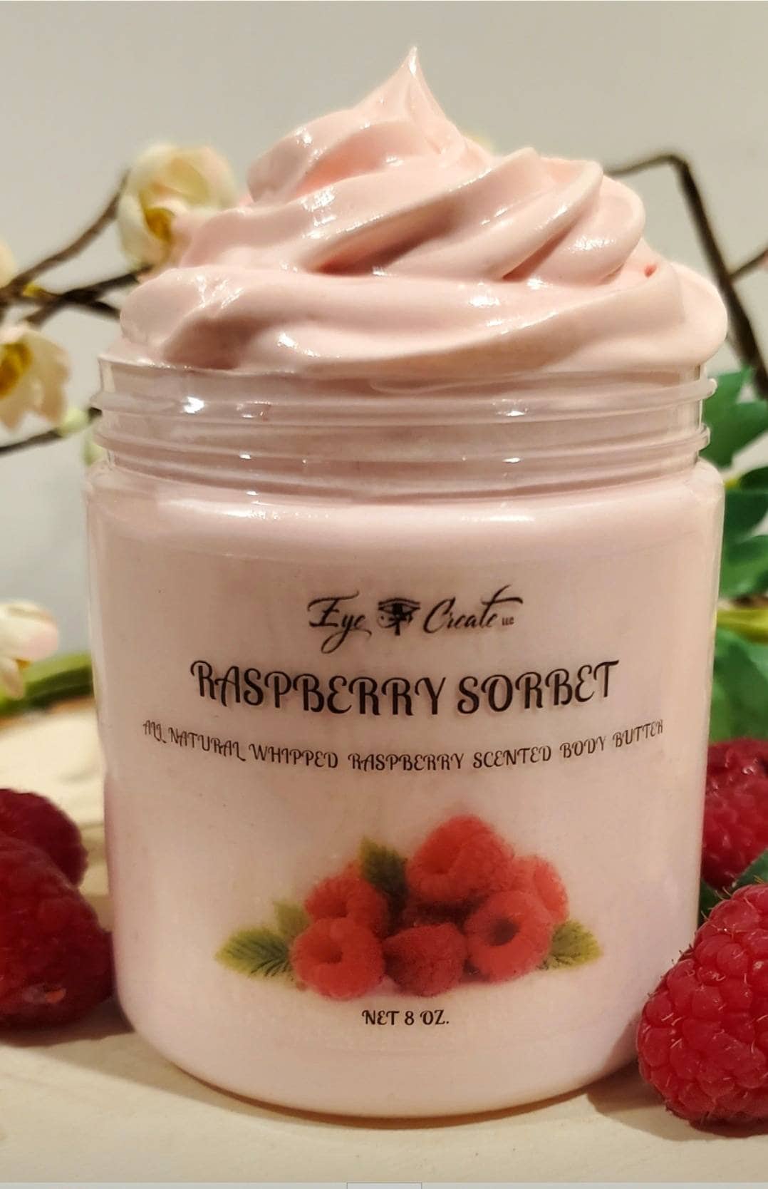 Raspberry Sorbet Body Butter Soft Body Butter Homemade Vegan Etsy