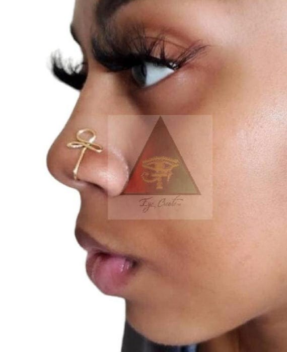 Ankh nose ring discount