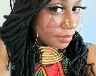 Handmade Copper African Nose Cuff: No Piercing Faux Jewelry - Etsy