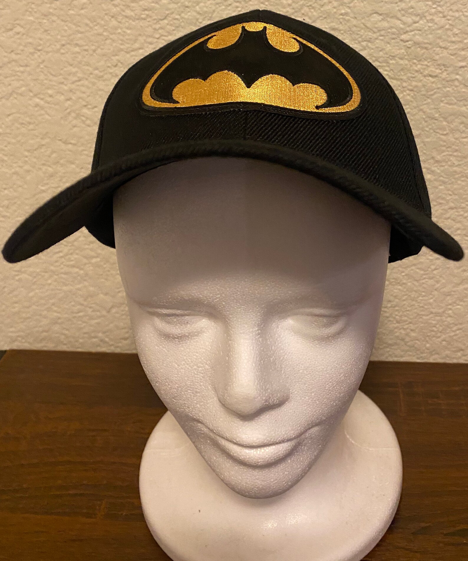 Batman 89 Black and Gold Symbol on Black Baseball Cap Mens | Etsy