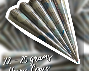 FRESH HENNA CONES - 25 Grams Organic Henna - Organic Mehndi Cones - Natural Ingredients - Henna Tattoo Cone - Dark Henna Cones
