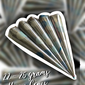 FRESH HENNA CONES - 25 Grams Organic Henna - Organic Mehndi Cones - Natural Ingredients - Henna Tattoo Cone - Dark Henna Cones Inactive