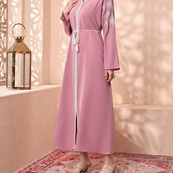 Modern women Abaya Dress Kuftan Tunic