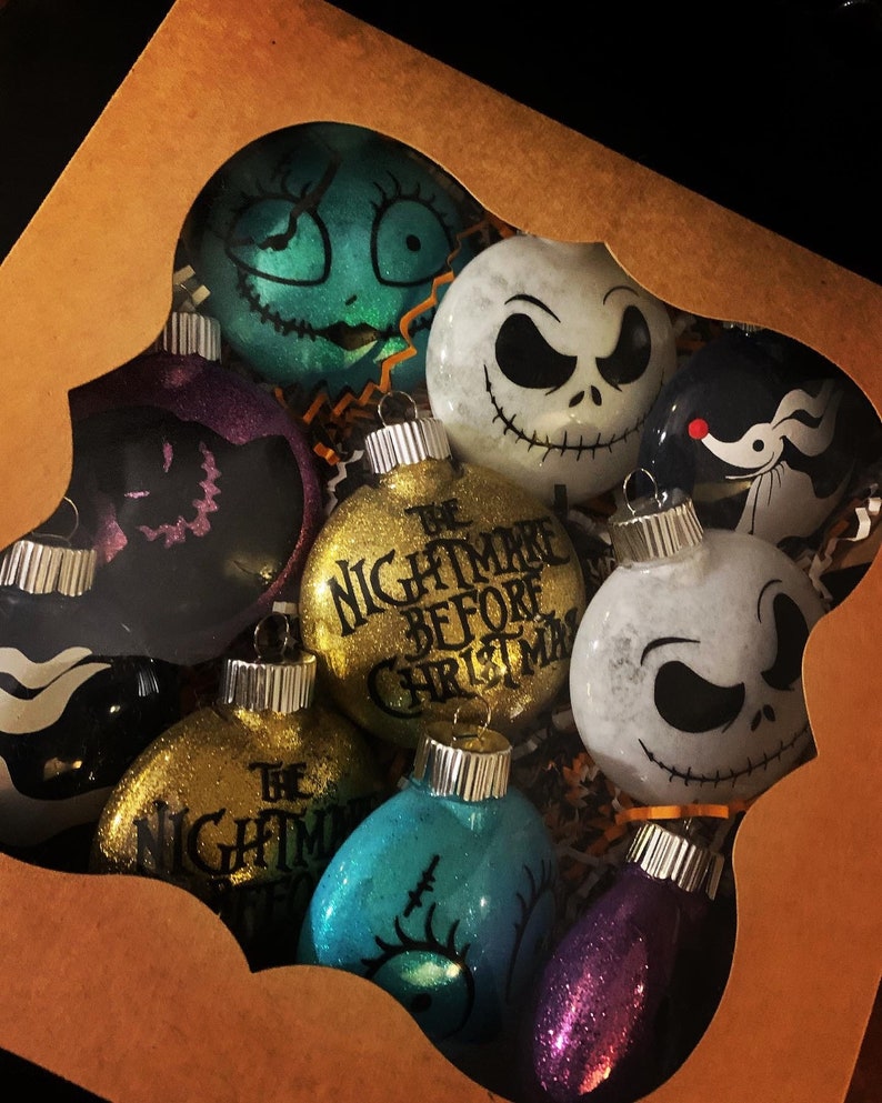 Nightmare Before Christmas Ornaments Etsy